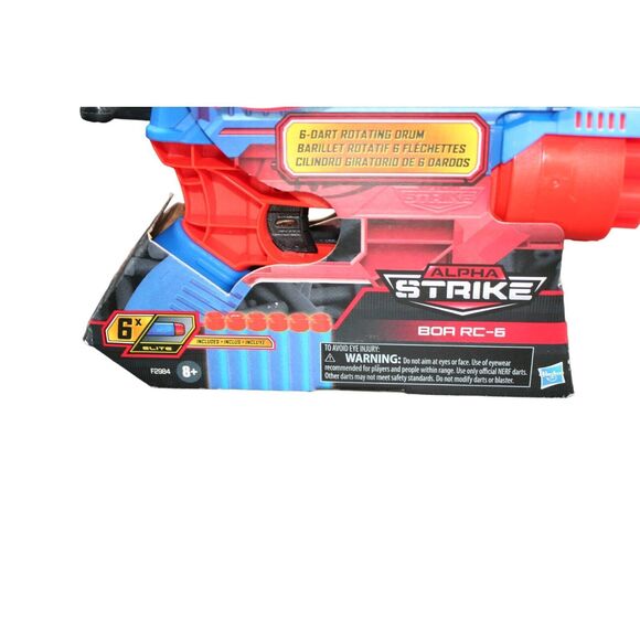 NEW Nerf‎ Gun Alpha Strike BOA RC-6 Hasbro NIB  6 dart rotating drum - Picture 3 of 10